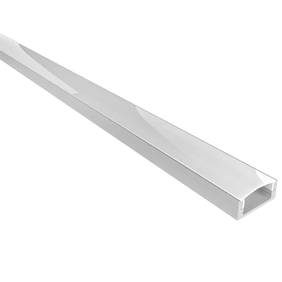 Perfil Nano 12mm Sobrepor PC — Perfis Luminatti LED