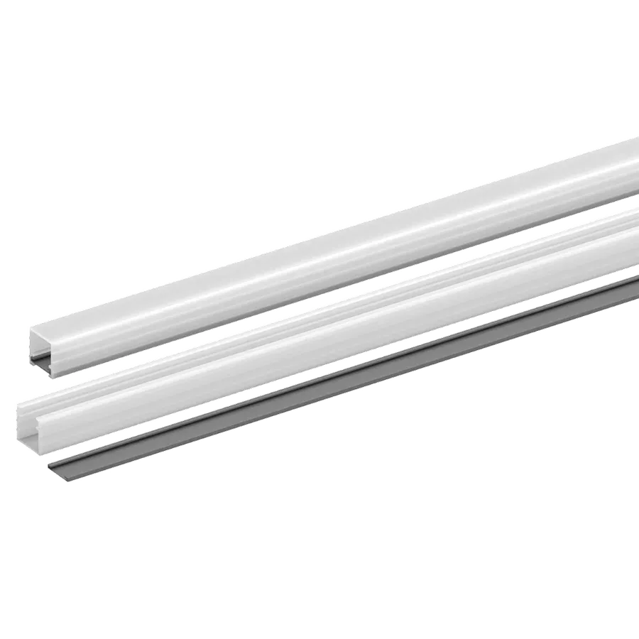 Perfil Ripado Difusor PC — Perfis Luminatti LED