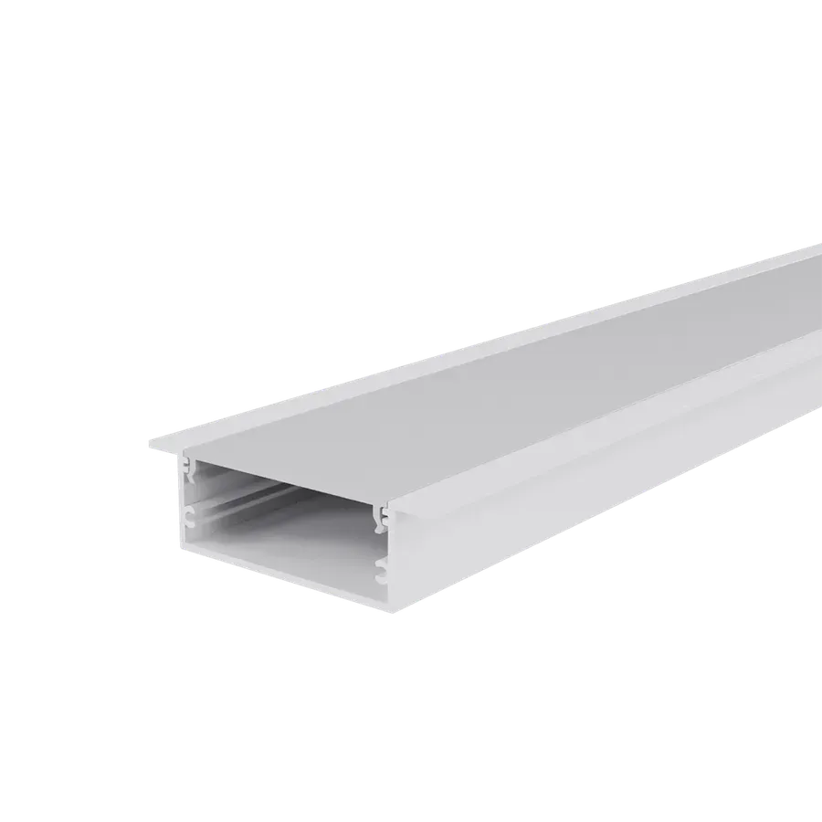 Perfil Light Nano 50mm Embutir — Perfis Luminatti LED