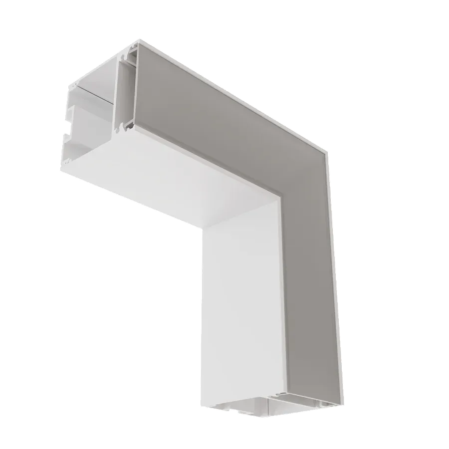 Perfil Alojamento 30mm Curva PC — Perfis Luminatti LED