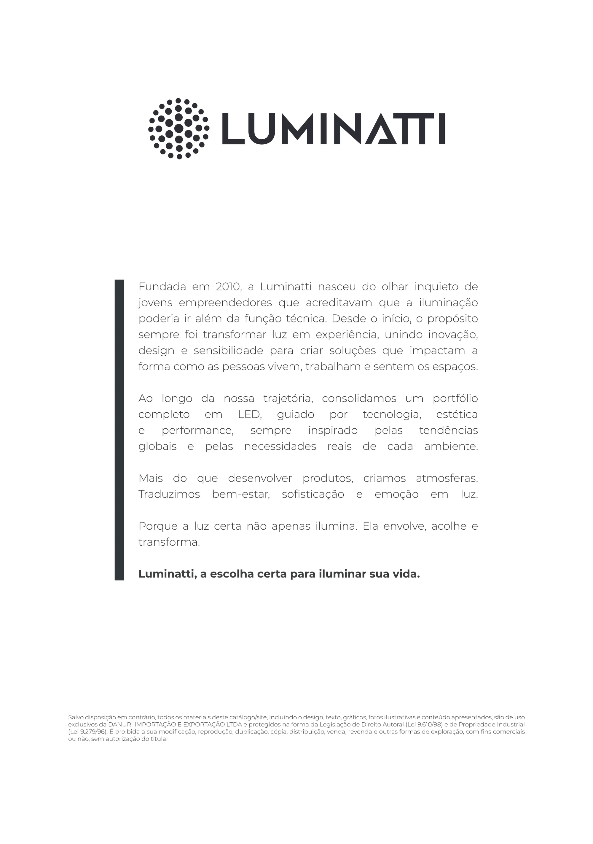 Página 3 do catálogo Luminatti 2026