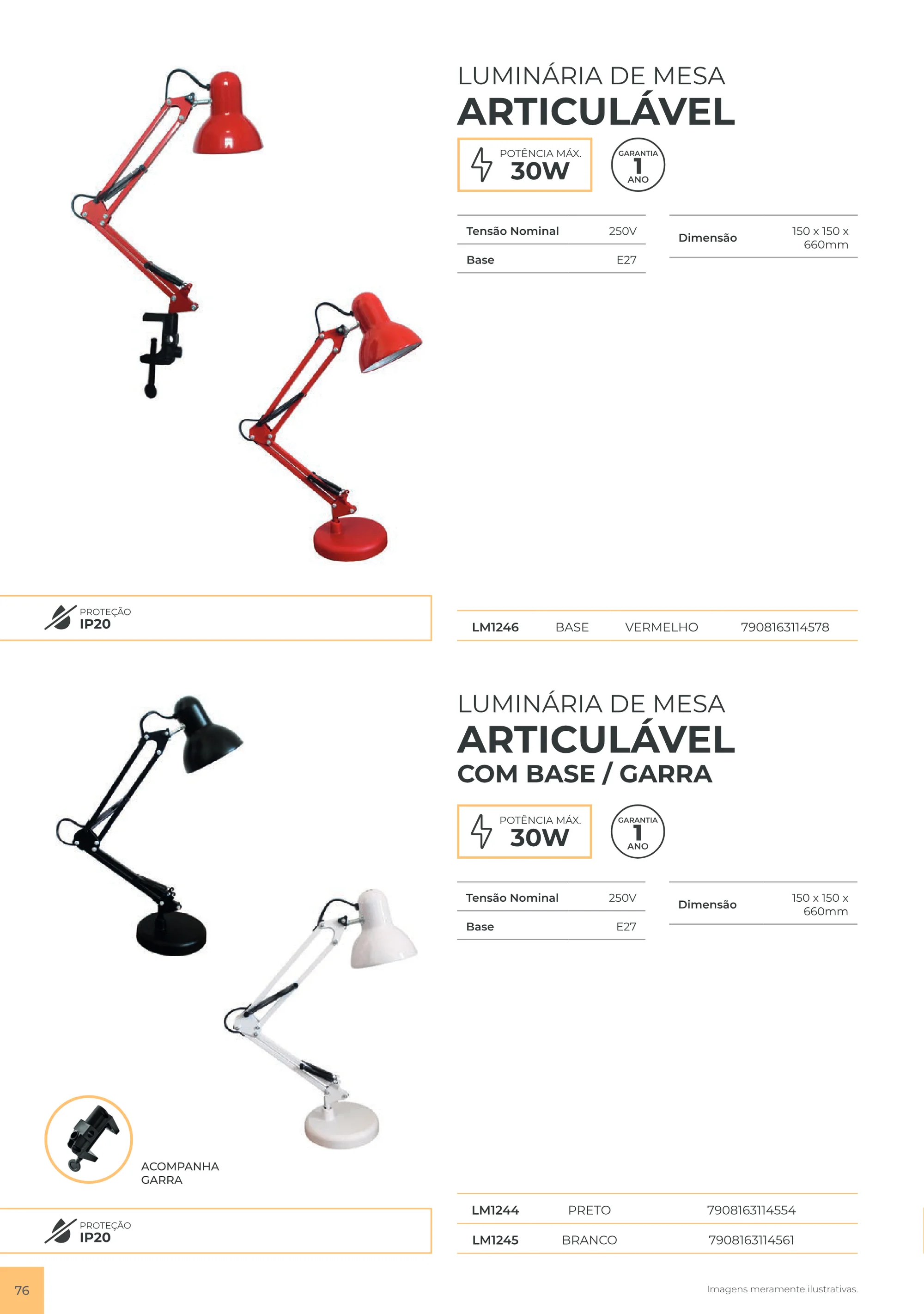 Página 78 do catálogo Luminatti 2026