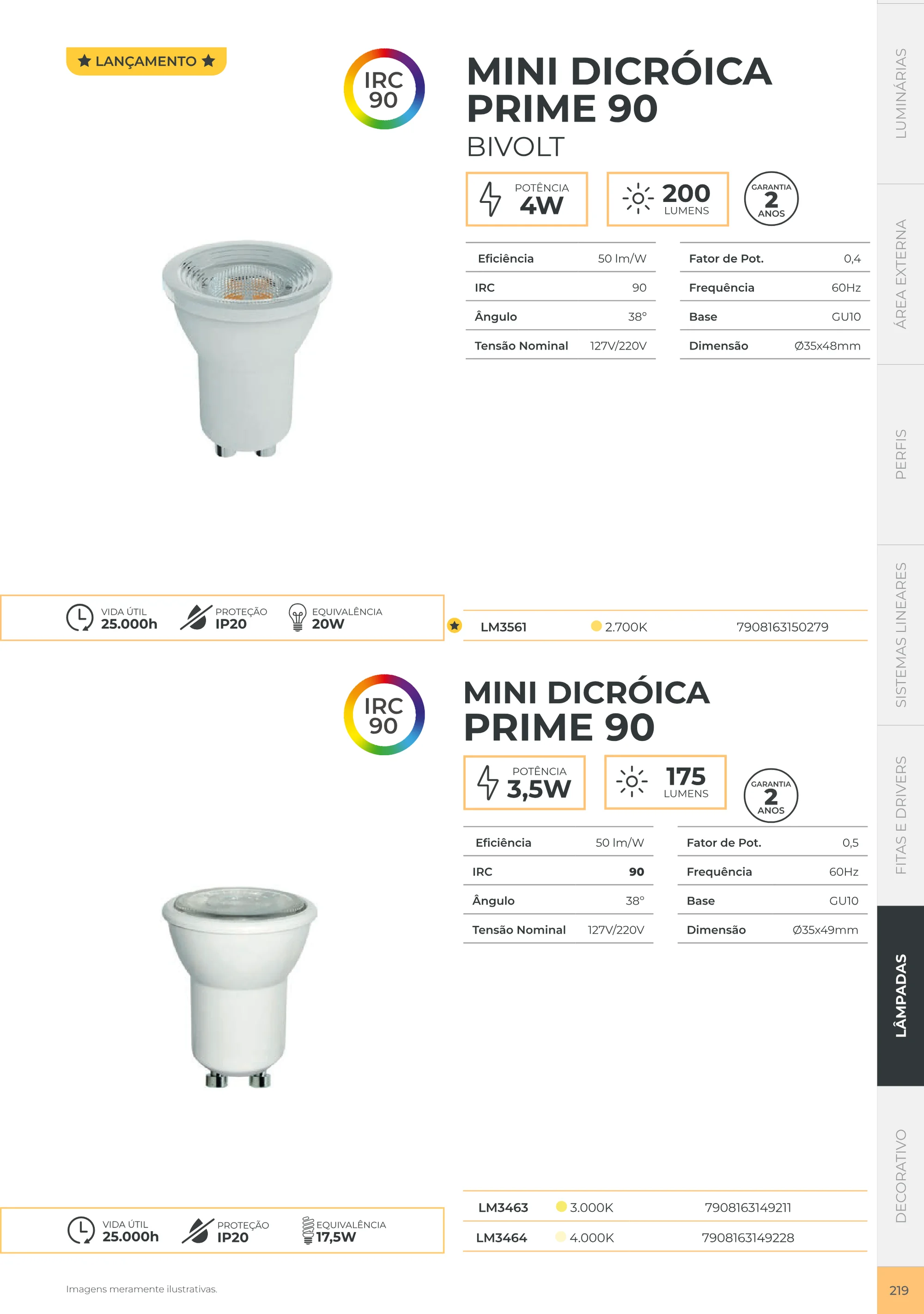 Página 221 do catálogo Luminatti 2026
